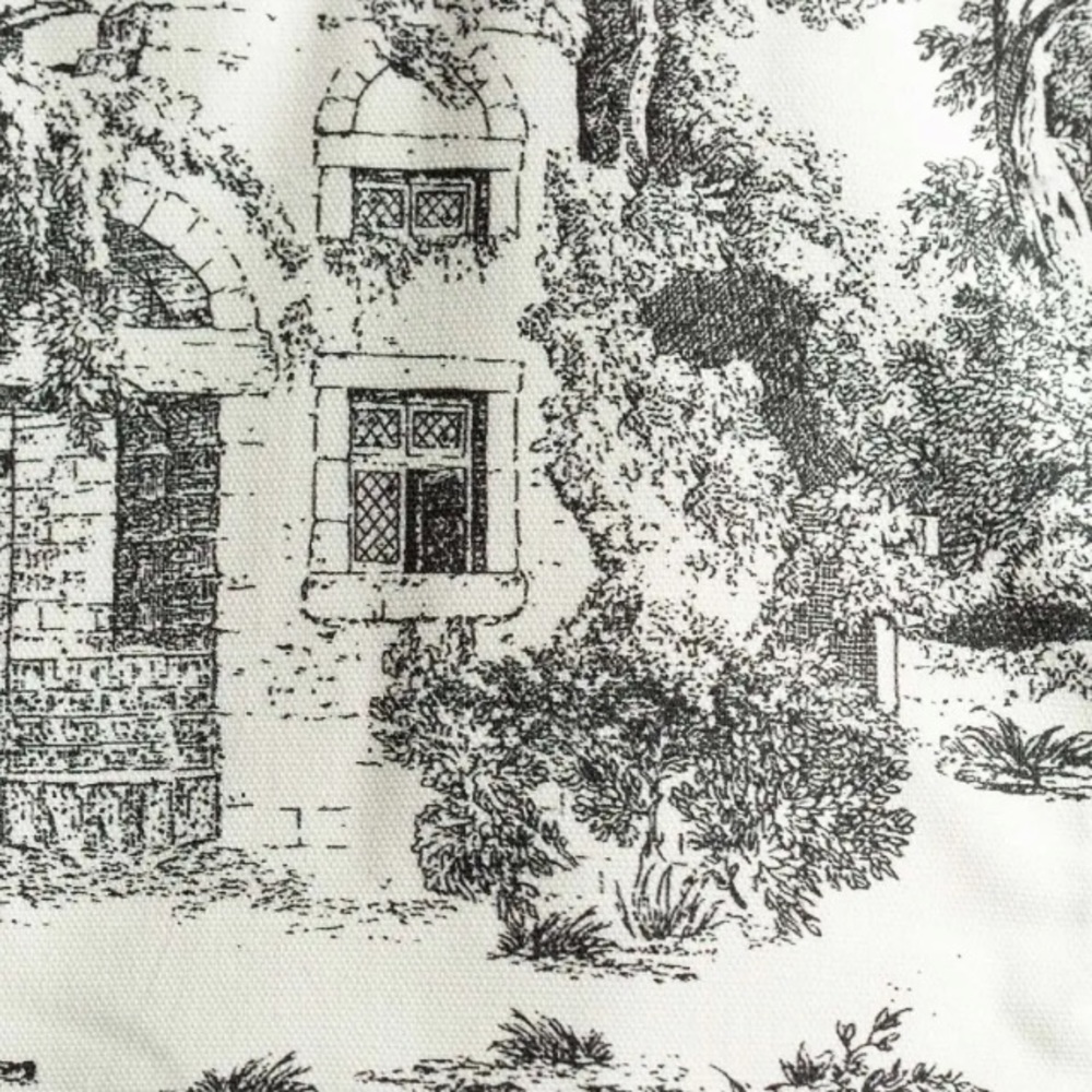 Insulated Toile Curtain Pairs With Rod Pocket And Back Tabs - Picture 3 of 7